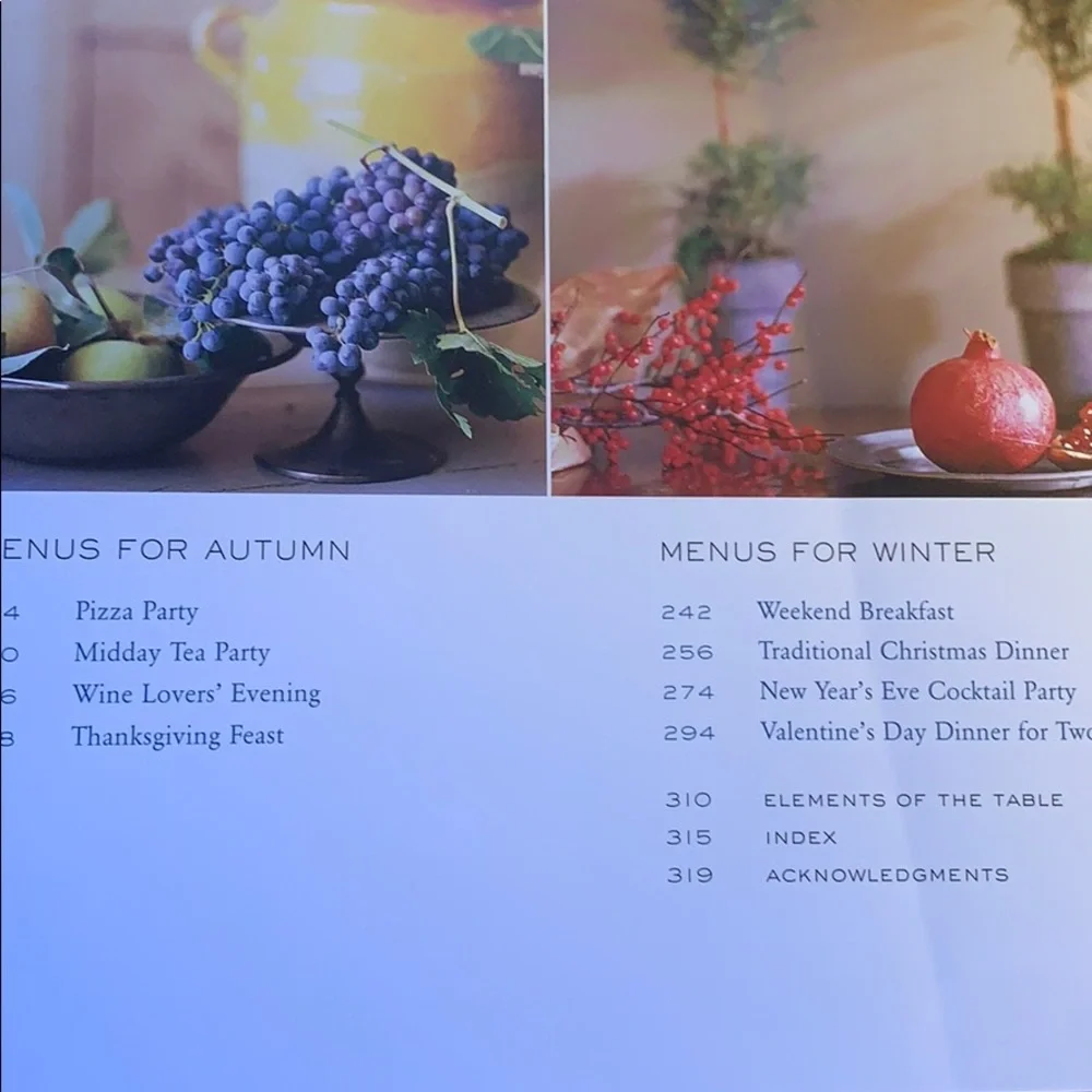 Williams Sonoma Entertaining Menus for cooking